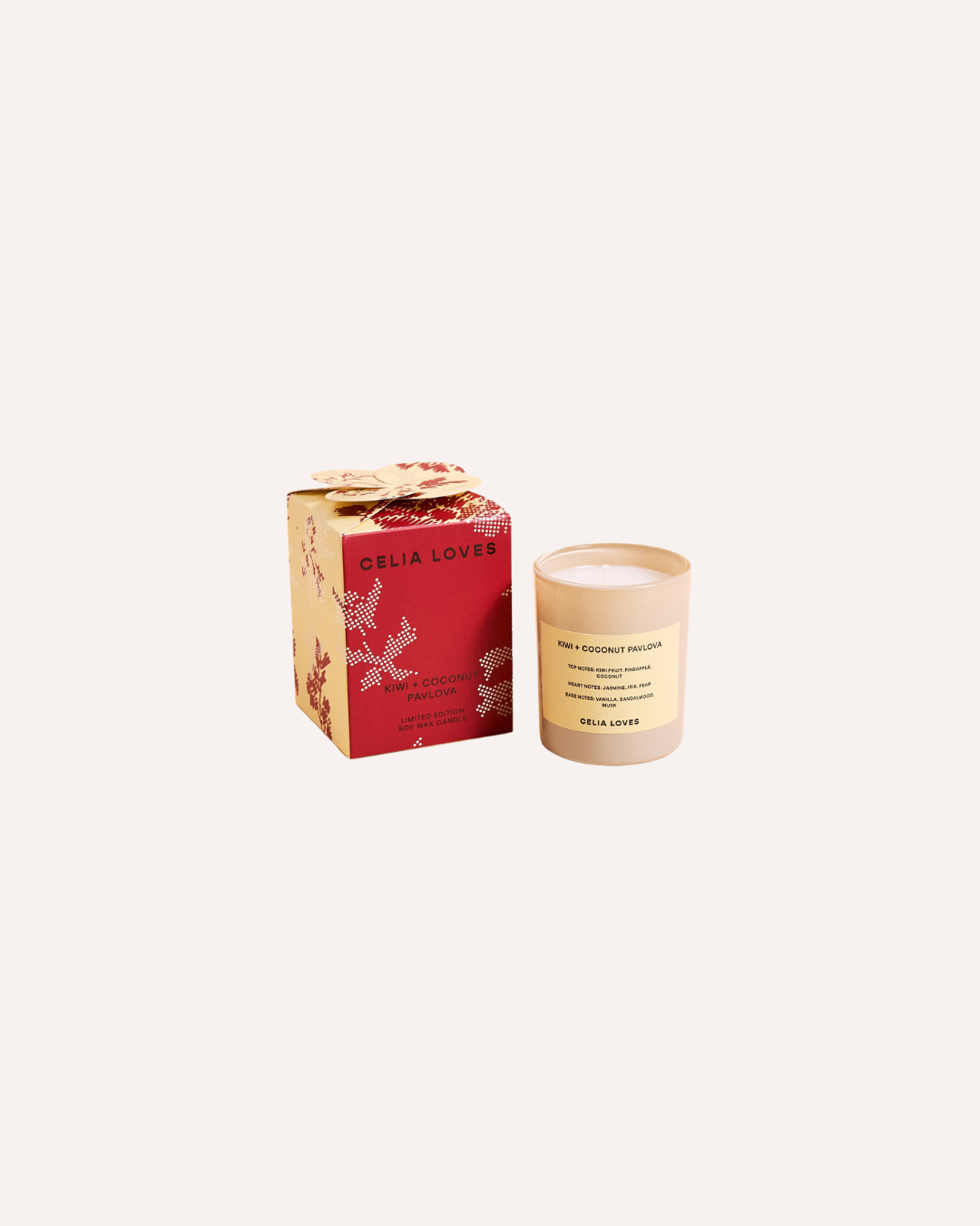 CELIA LOVES - MINI CANDLE - KIWI & COCONUT PAVLOVA (Copy)