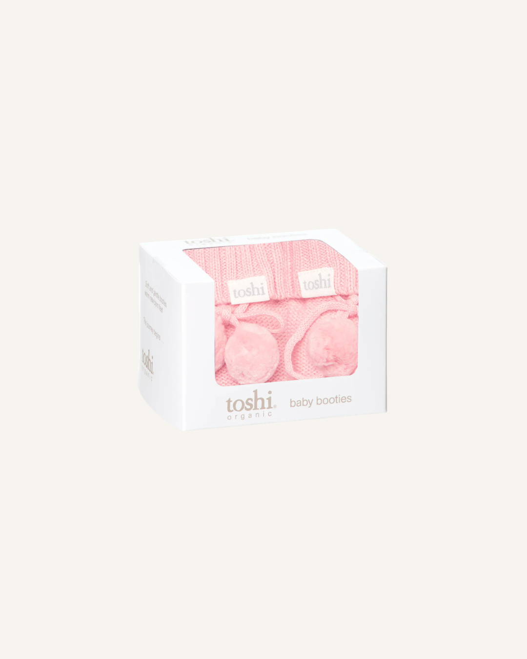 TOSHI ORGANIC BABY BOOTIES - PEARL