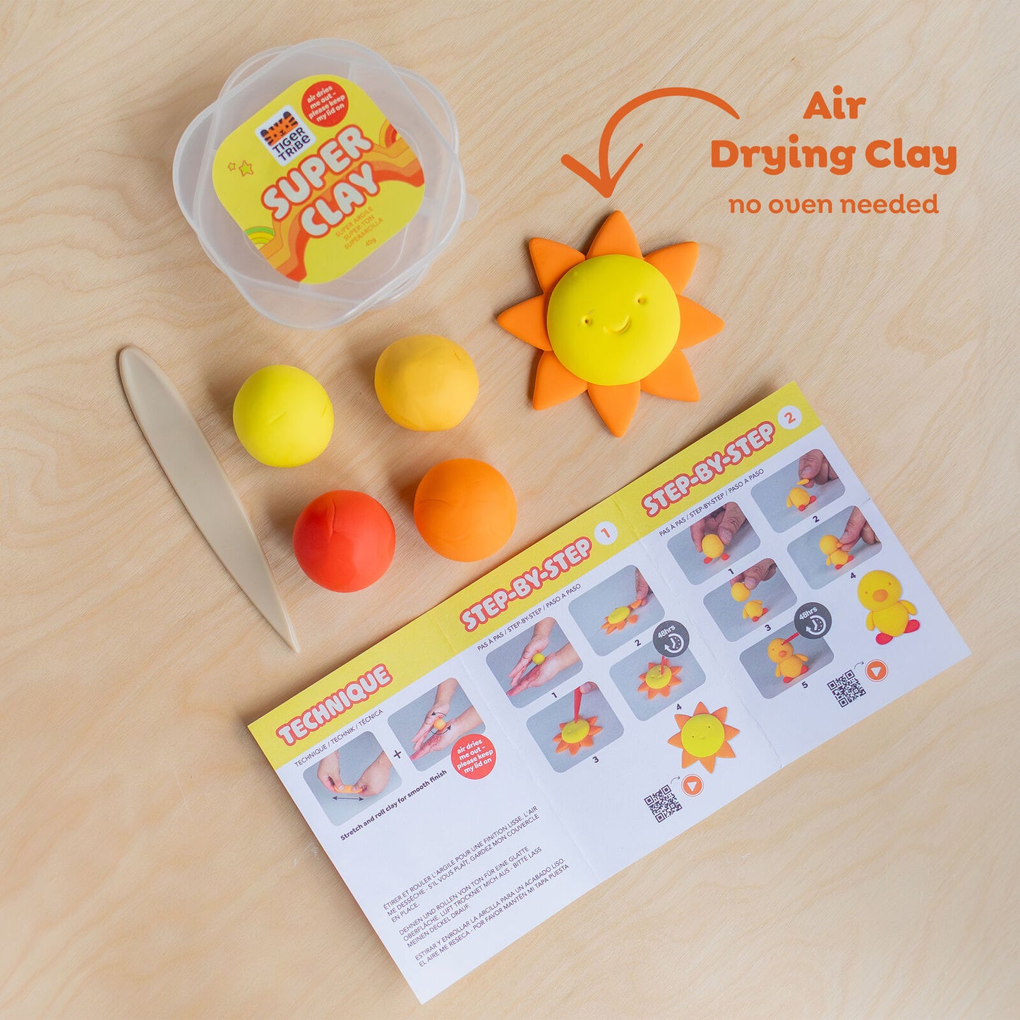 TIGERTRIBE SUPER CLAY - SUNRISE YELLOW + ORANGE