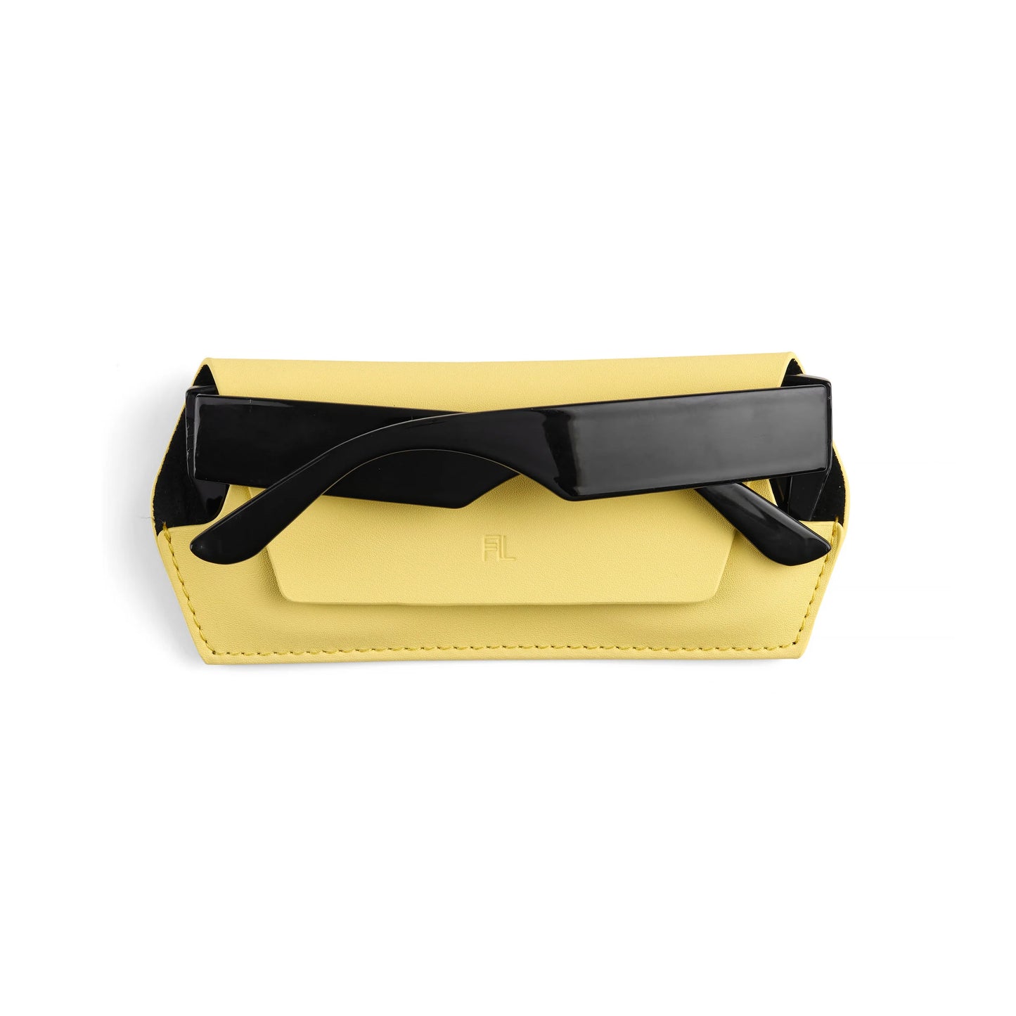 FOX AND LEO GLASSES CASE - YELLOW