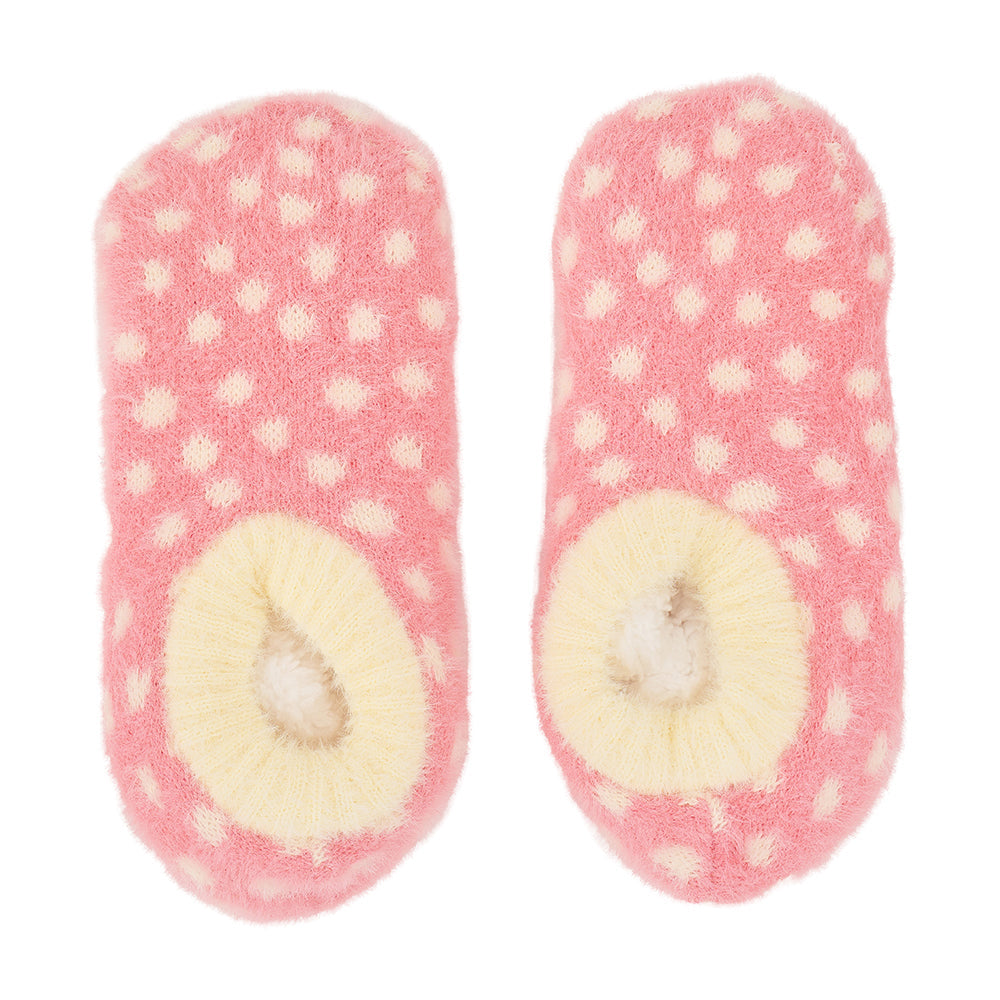 ANNABEL TRENDS FUZZY BOOTIES - MEADOW BLUSH SPOT