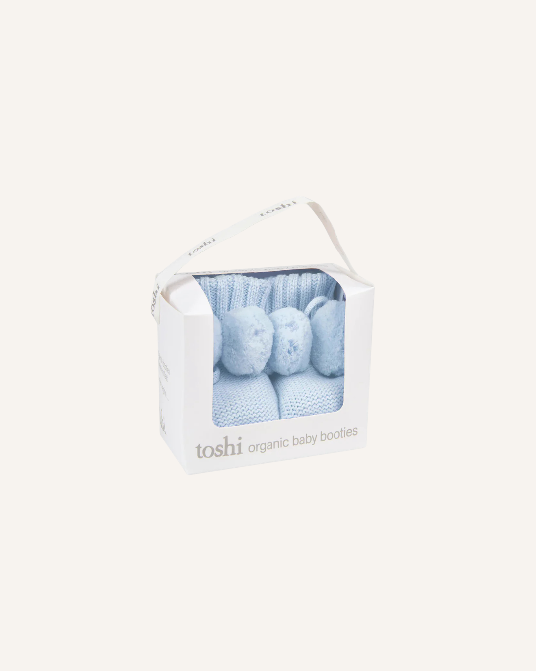 TOSHI ORGANIC BABY BOOTIES - BLUEBIRD