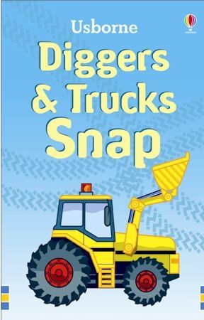 USBORNE SNAP CARDS - DIGGERS & TRUCKS SNAP