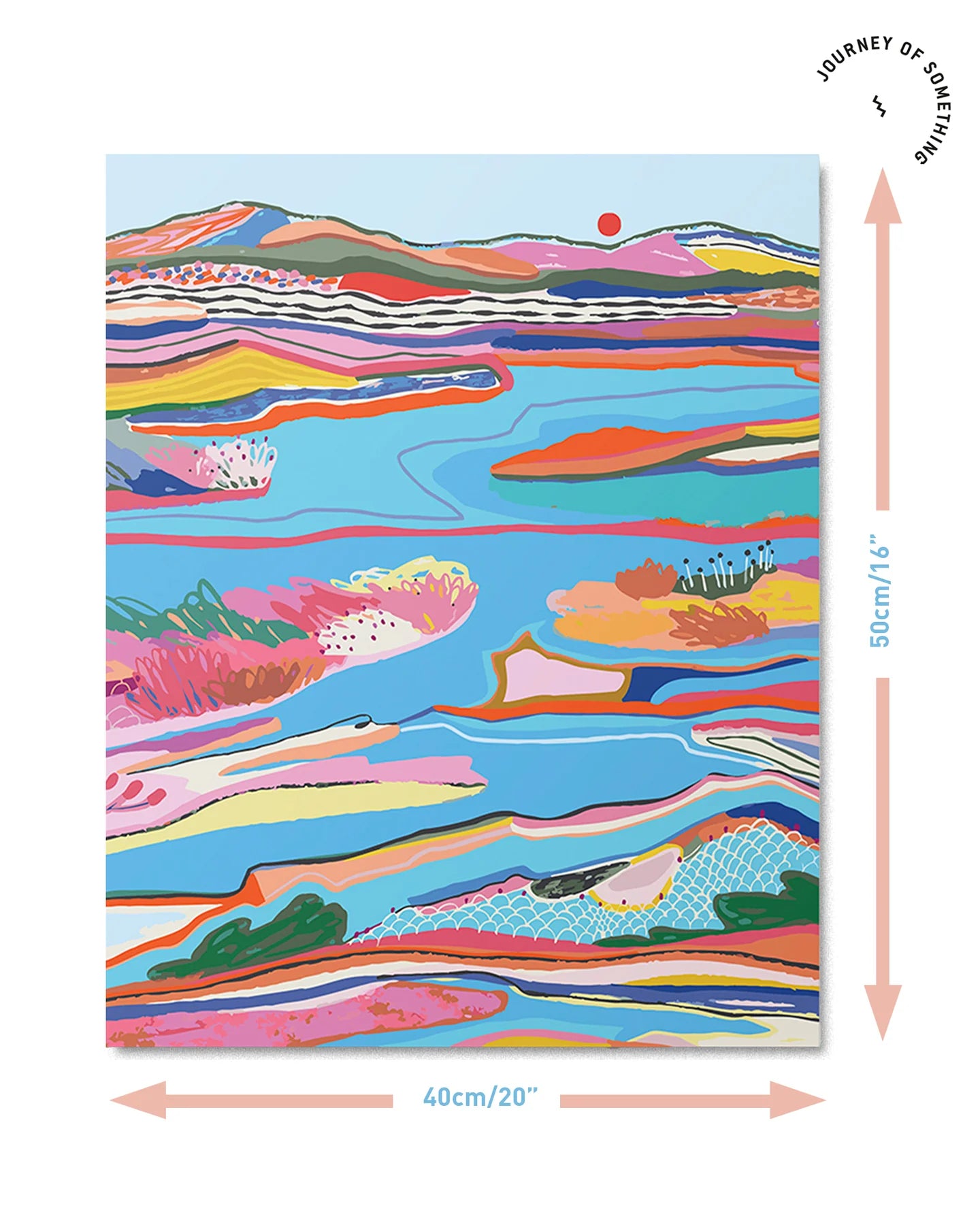 JOURNEY OF SOMETHING PAINT BY NUMBERS - LAKE WINDERMERE