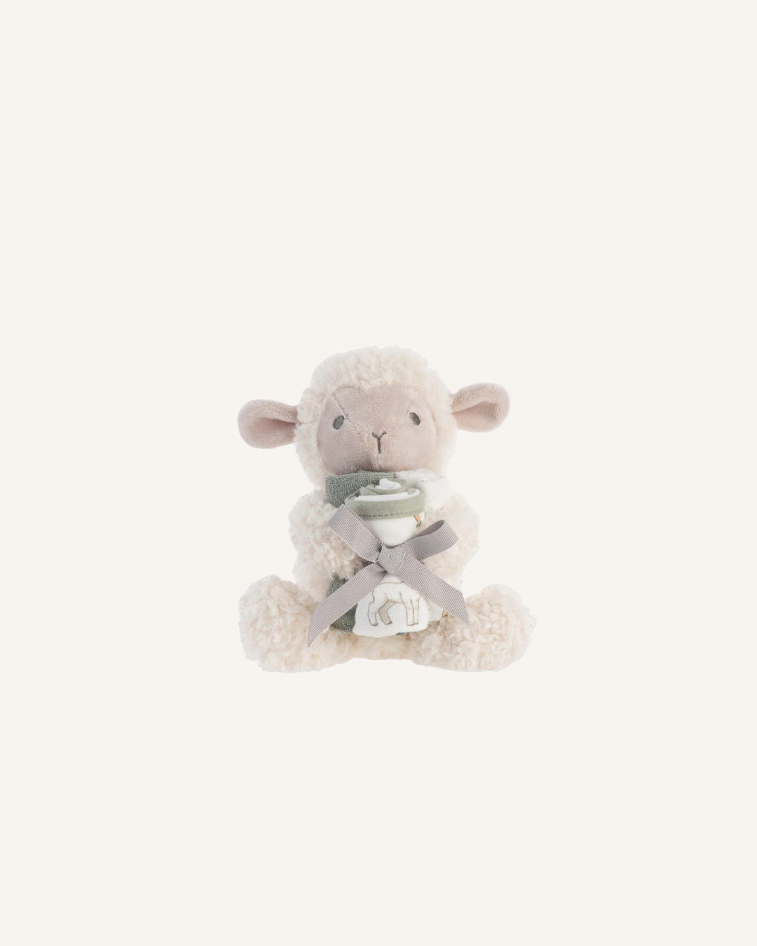 LITTLE LINEN - TOY & WASHER - LAMB