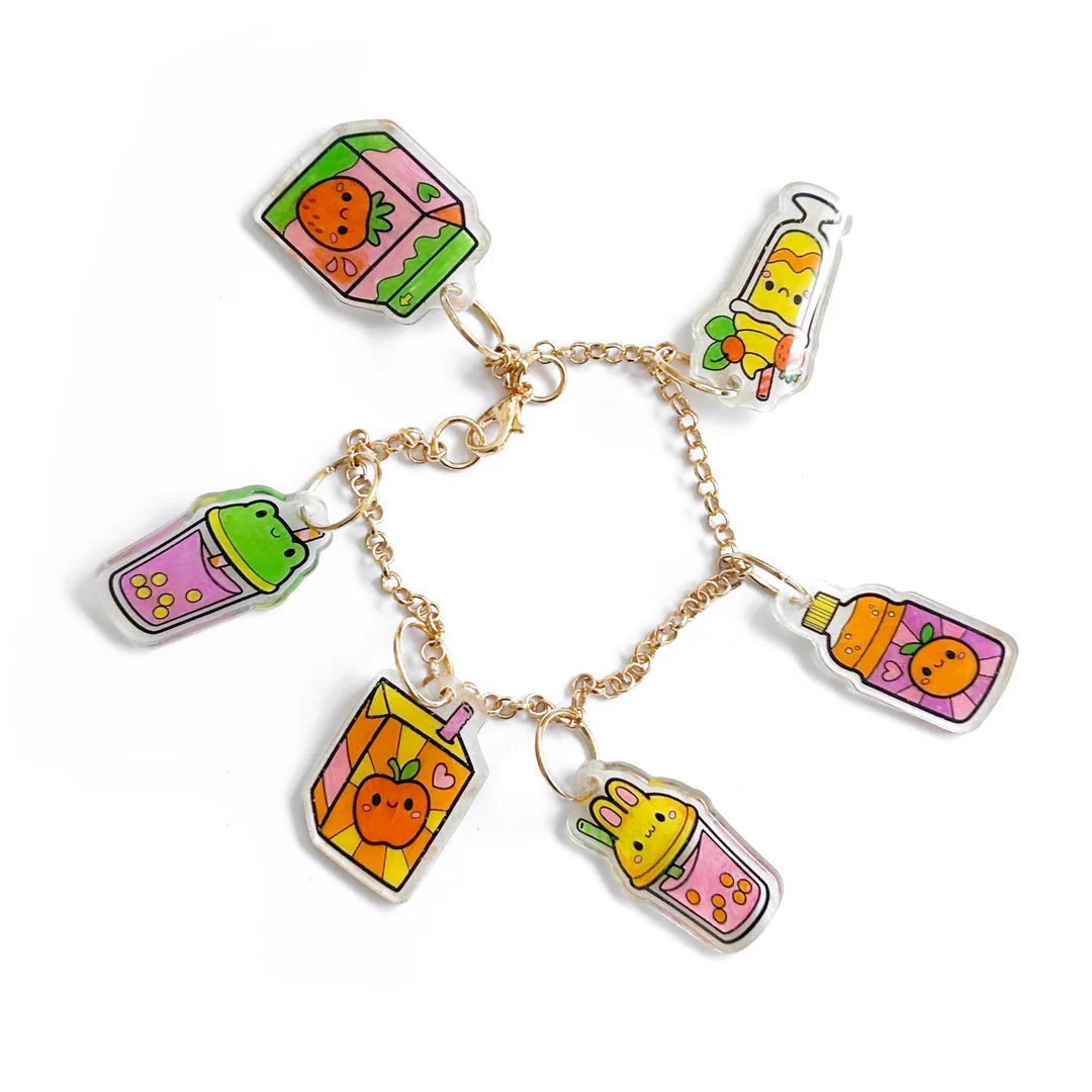TIGERTRIBE - SHRINKORAMA CHARM BRACELET - KAWAII DRINKS