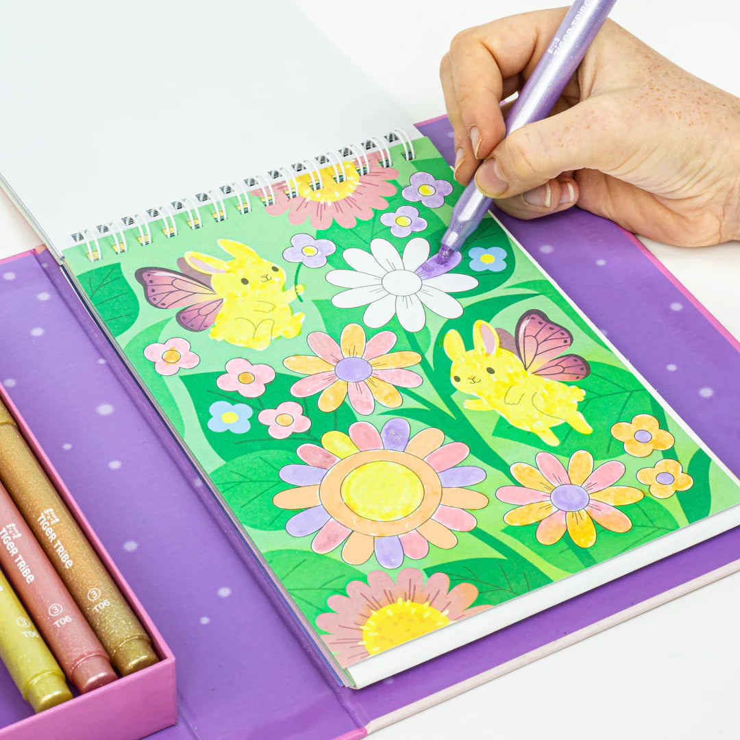TIGERTRIBE - COLOURING SET - LITTLE FAIRY LAND