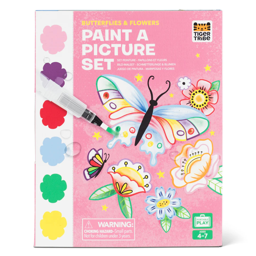 TIGERTRIBE - PAINT A PICTURE - BUTTERFLIES & FLOWERS