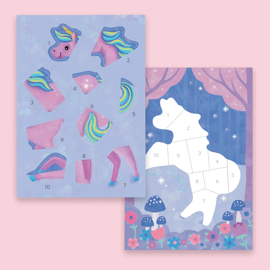 TIGERTRIBE STICKER BY NUMBERS - MAGICAL GARDEN