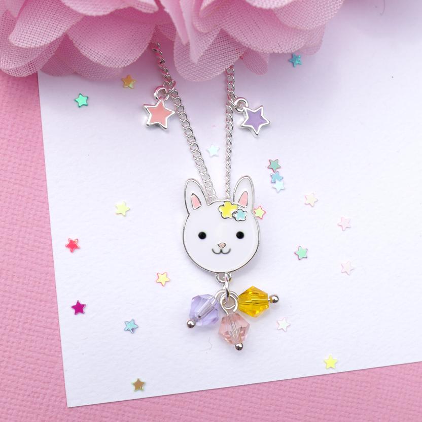 LAUREN HINKLEY EASTER - TEA PARTY BUNNY NECKLACE