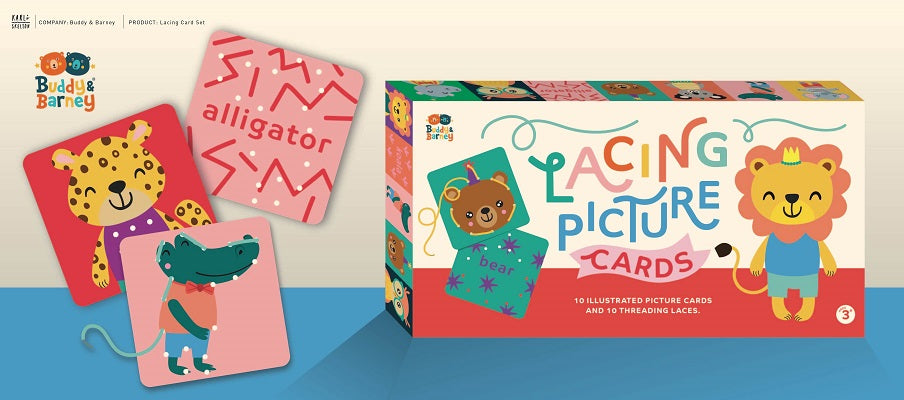BUDDY & BARNEY - LACING PICTURE CARDS