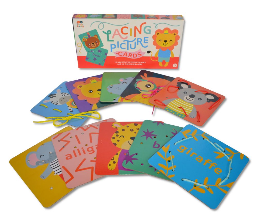 BUDDY & BARNEY - LACING PICTURE CARDS