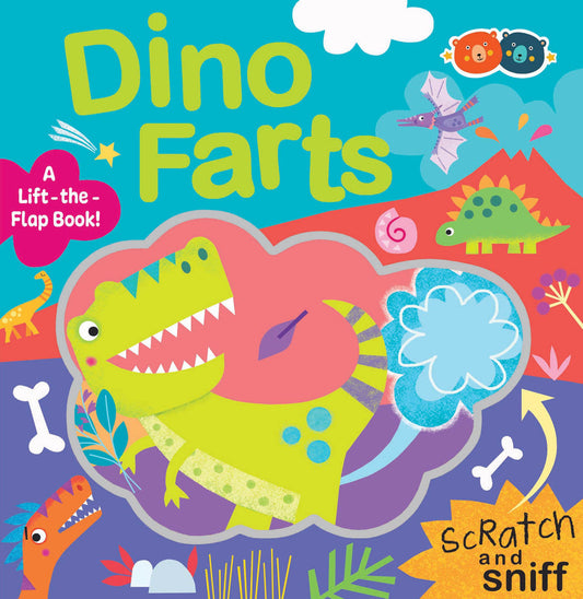 BUDDY & BARNEY FART BOOK -DINO DARTS