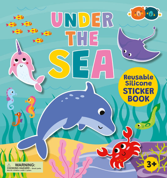 BUDDY & BARNEY - SILICONE STICKER BOOK - UNDER THE SEA