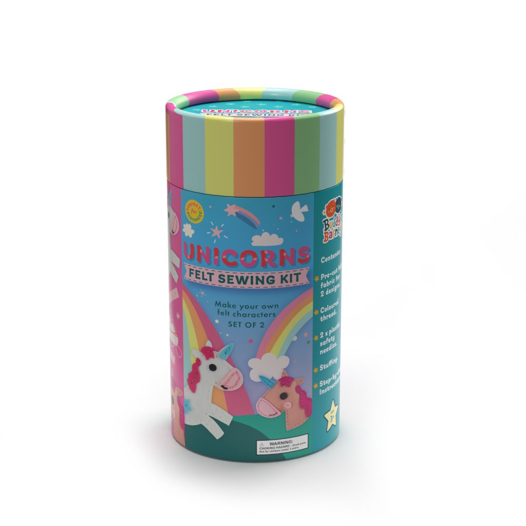 BUDDY & BARNEY - FELT SEWING KIT - UNICORNS