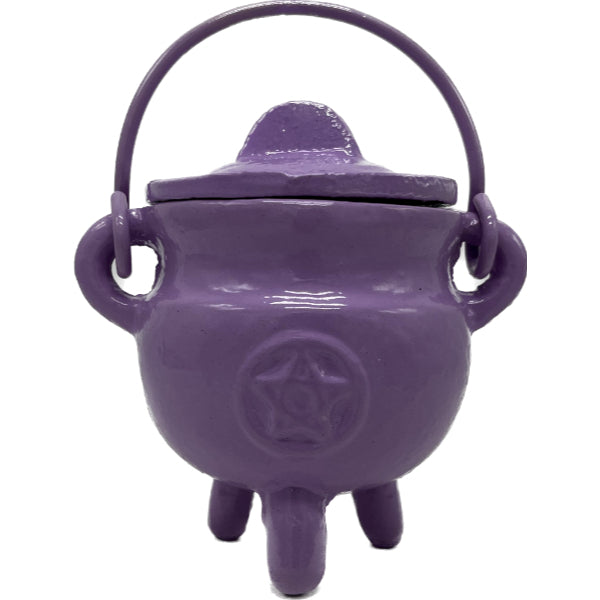 CAST IRON CAULDRON - SMALL LAVENDER