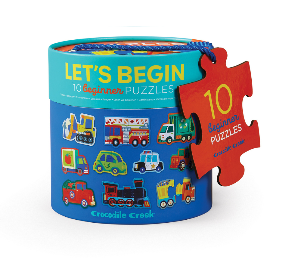 CROCODILE CREEK PUZZLE - LET'S BEGIN BEGINNER PUZZLE - VEHICLES