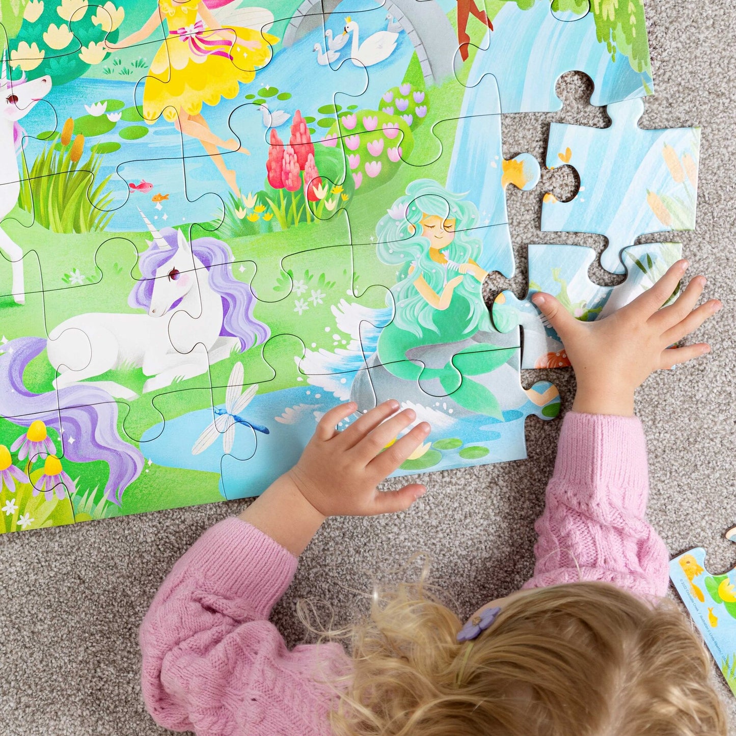 CROCODILE CREEK - CLASSIC FLOOR PUZZLE - 36 PIECE - MAGICAL FRIENDS