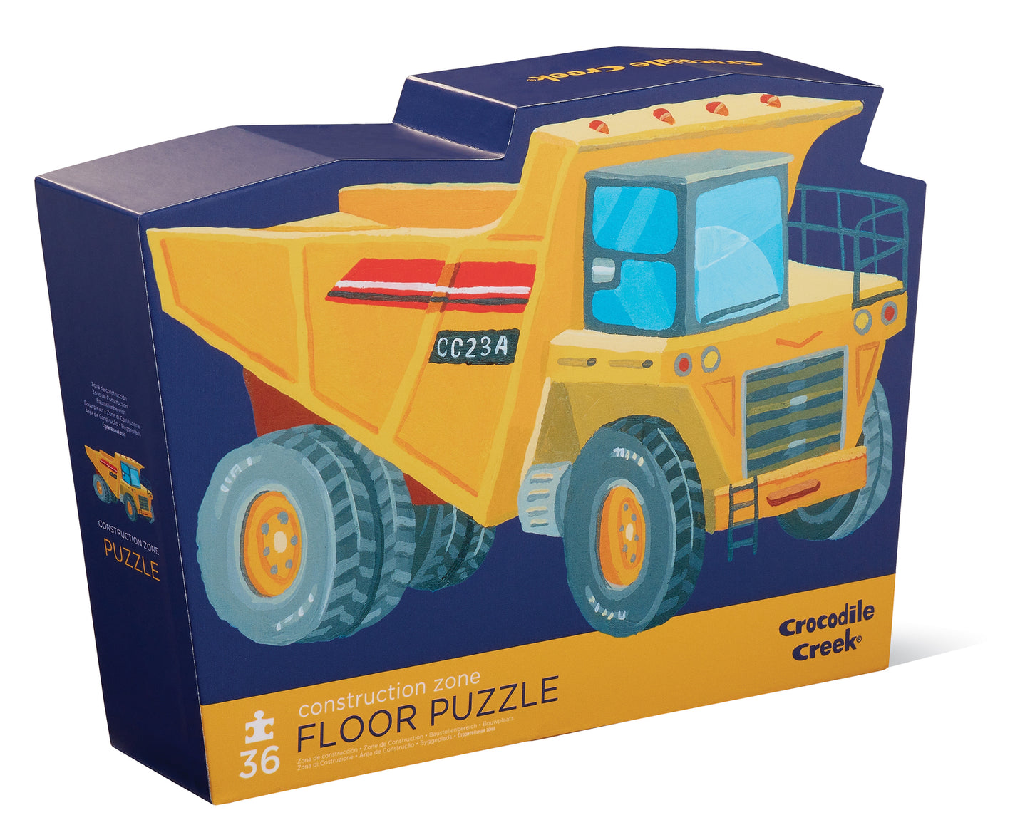 CROCODILE CREEK - CLASSIC FLOOR PUZZLE - 36 PIECE - CONSTRUCTION ZONE