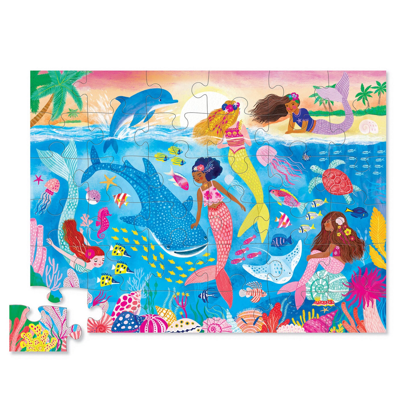 CROCODILE CREEK - CLASSIC FLOOR PUZZLE - 36 PIECE - MERMAID DREAMS