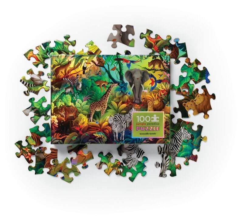 CROCODILE CREEK - JUNGLE PARADISE 100 PC