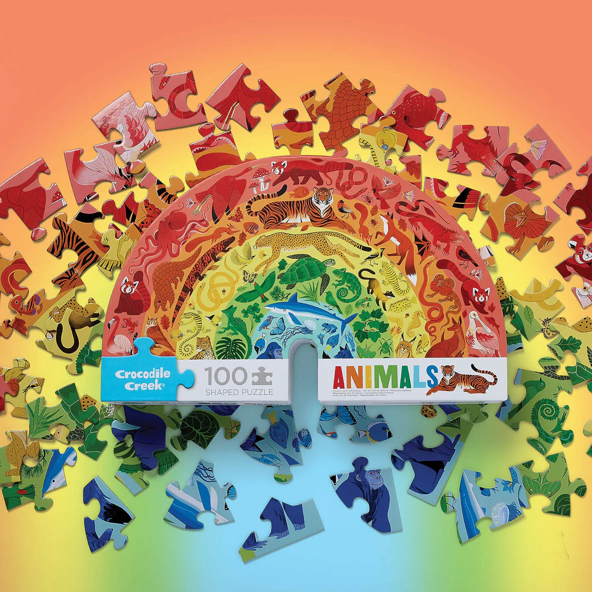 CROCODILE CREEK - CLASSIC FLOOR PUZZLE - 100 PIECE - ANIMALS