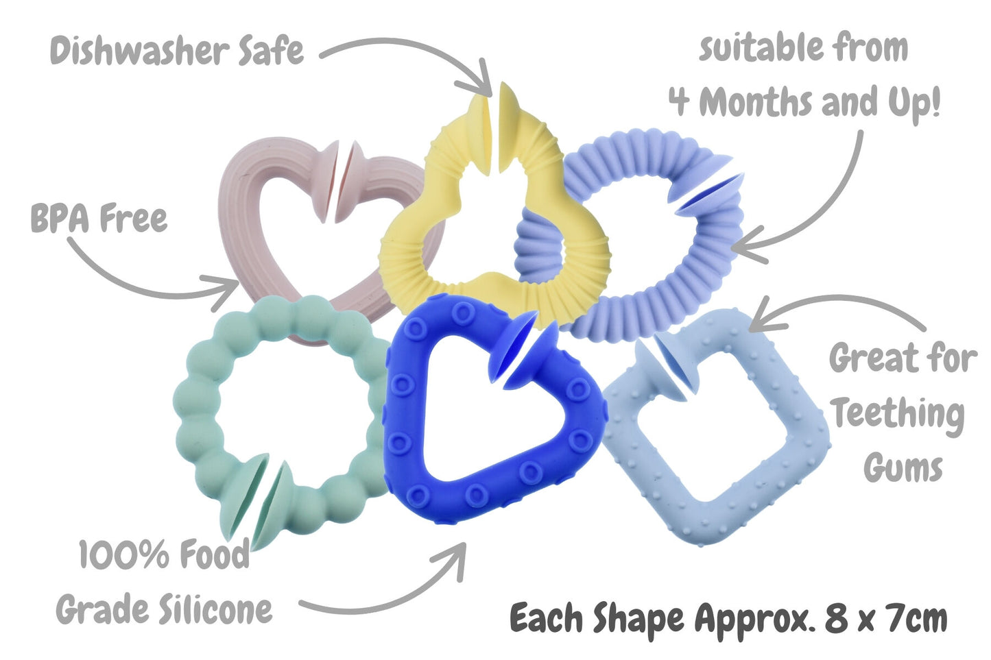 KOALA DREAM - SNAP & LEARN SUCTION TEETHERS