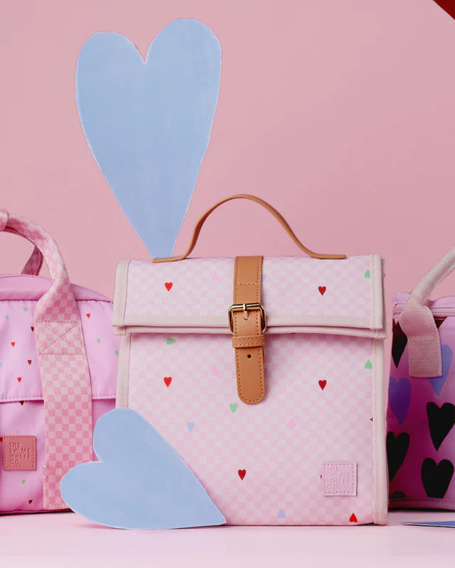 THE SOMEWHERE CO - LUNCH SATCHEL - QUEEN OF HEARTS