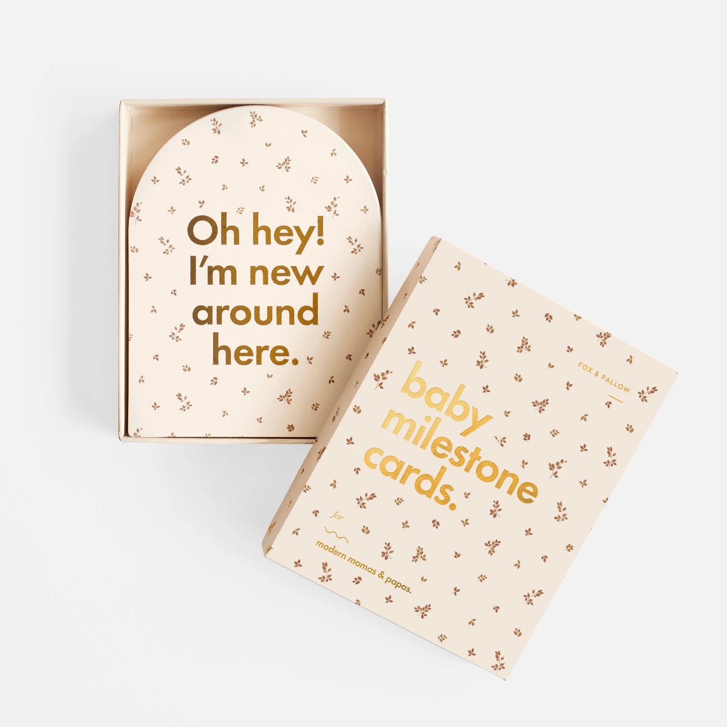 FOX & FALLOW MILESTONE CARDS - BRODERIE