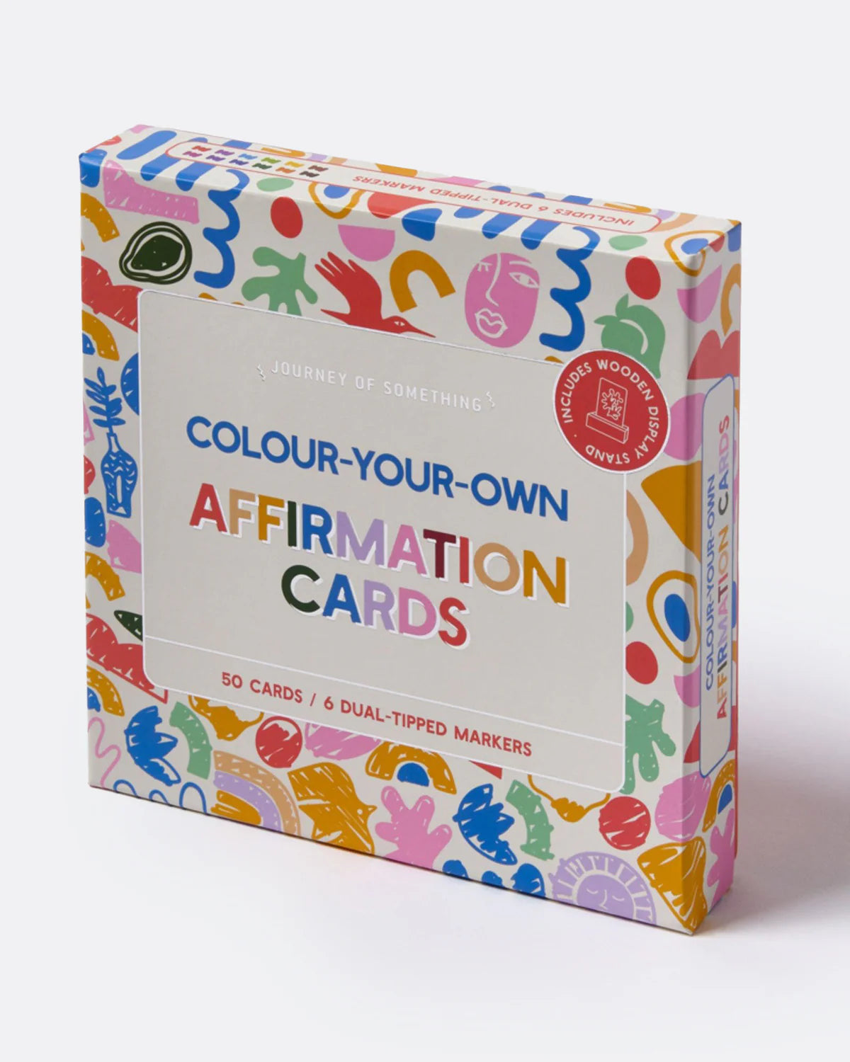 JOURNEY OF SOMETHING - COLOUR YOUR OWN AFFIRMATION CARDS