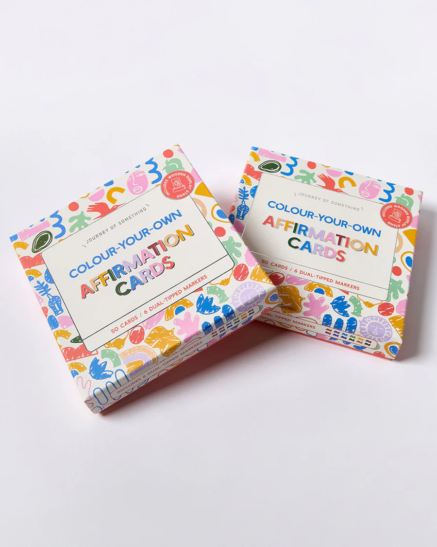 JOURNEY OF SOMETHING - COLOUR YOUR OWN AFFIRMATION CARDS
