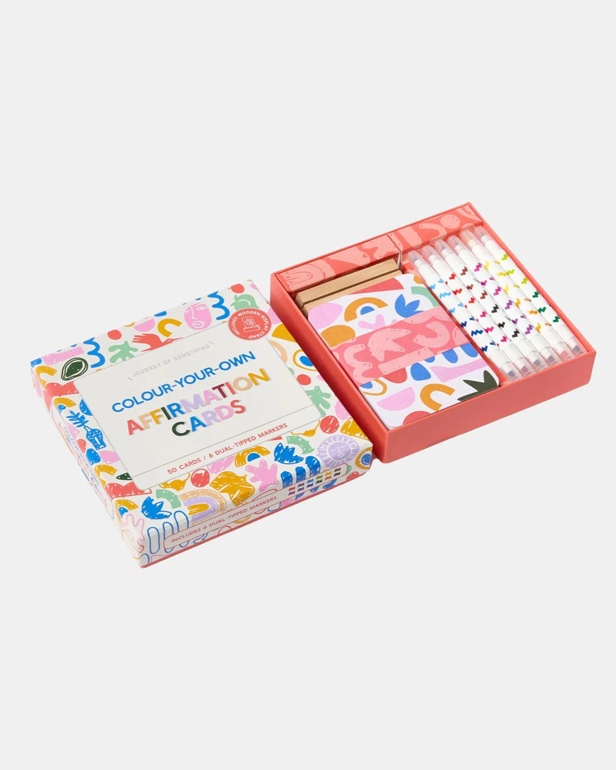 JOURNEY OF SOMETHING - COLOUR YOUR OWN AFFIRMATION CARDS