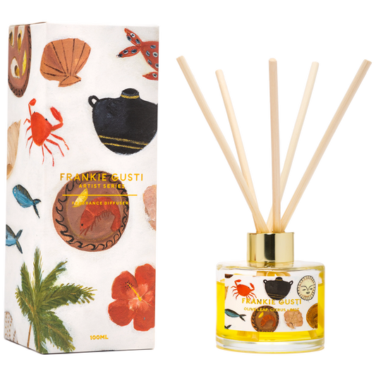 FRANKIE GUSTI FRAGRANCE DIFFUSER - OLIVE LEAF, CITRUS + SALT | GABRIELLE DIAMANTIS