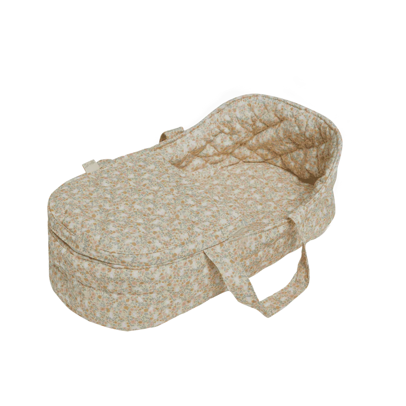 OLLI ELLA - DINKUM DOLLS QUILET CARRY COT - GARDEN FLORAL