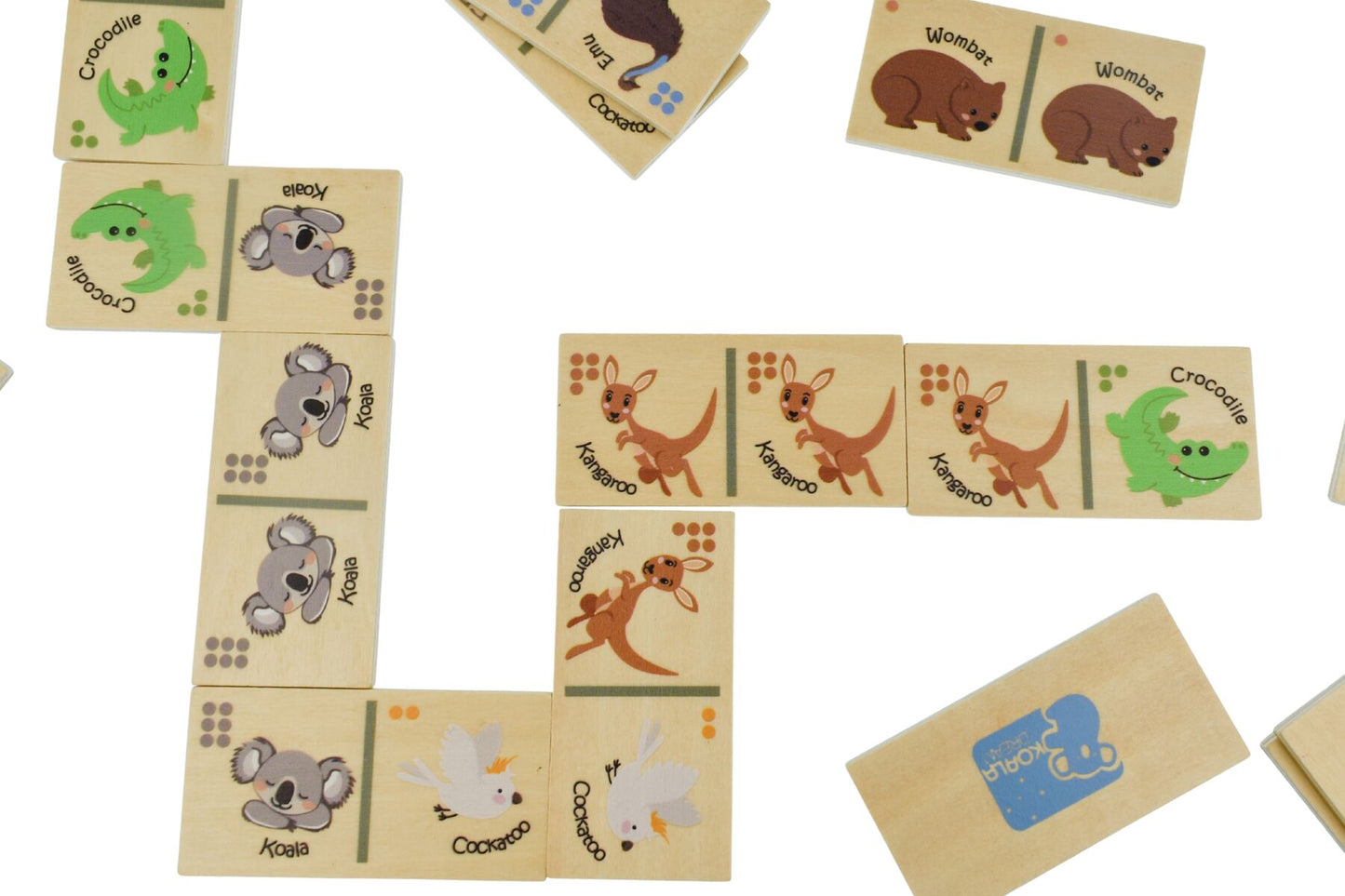 KOALA DREAM WOODEN DOMINOES GAME - BUSH BUDDIES