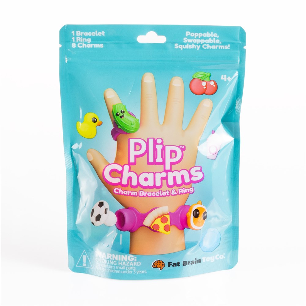 FAT BRAIN TOYS - PLIP CHARMS PINK BRACELET