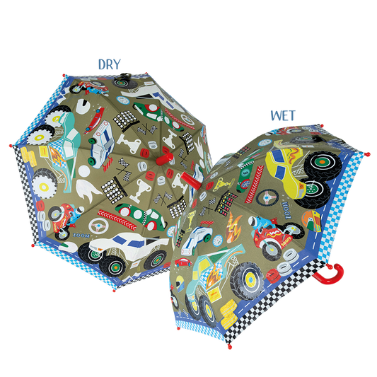 FLOSS & ROCK - COLOUR CHANGING UMBRELLA - CARS