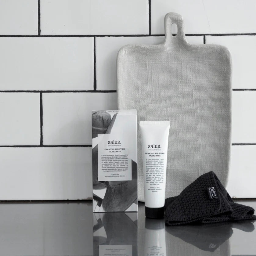 SALUS - CHARCOAL PURIFYING FACIAL MASK SET