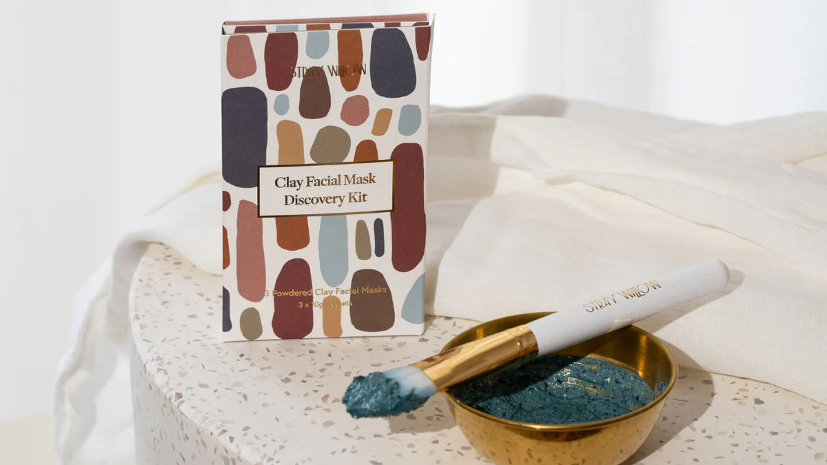 STRAY WILLOW - CLAY FACIAL MASK DISCOVERY KIT