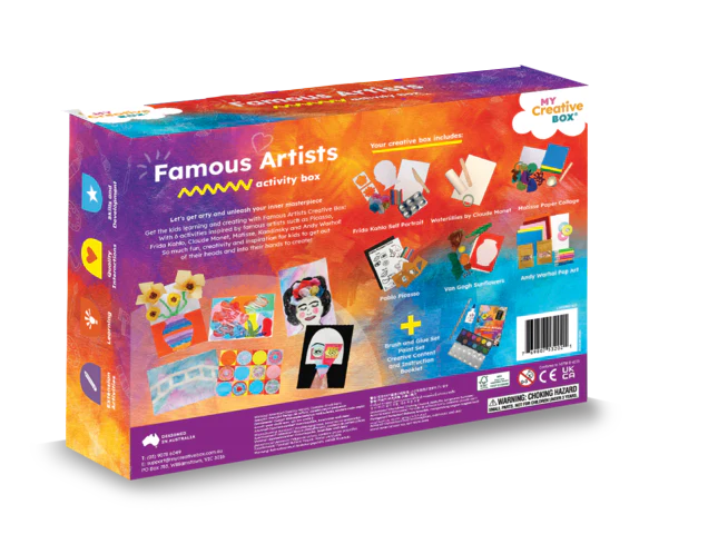 MY CREATIVE BOX - FAMOUS ARTISTS ACTIVITY BOX