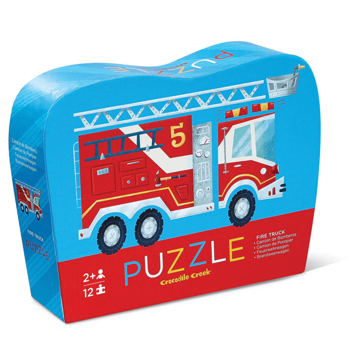 CROCODILE CREEK PUZZLE - FIRE TRUCK - 12 PIECE