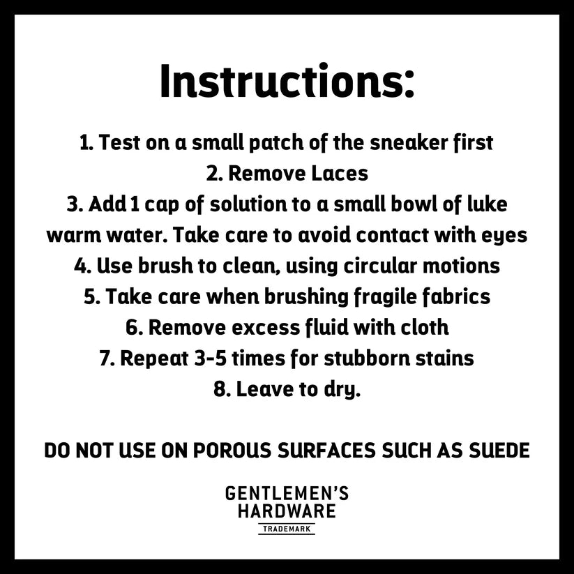 GENTLEMEN'S HARDWARE - SNEAKER CLEANING KIT