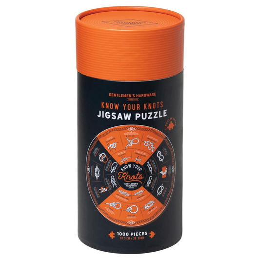 GENTLEMEN'S HARDWARE JIGSAW PUZZLE - KNOW YOUR KNOTS
