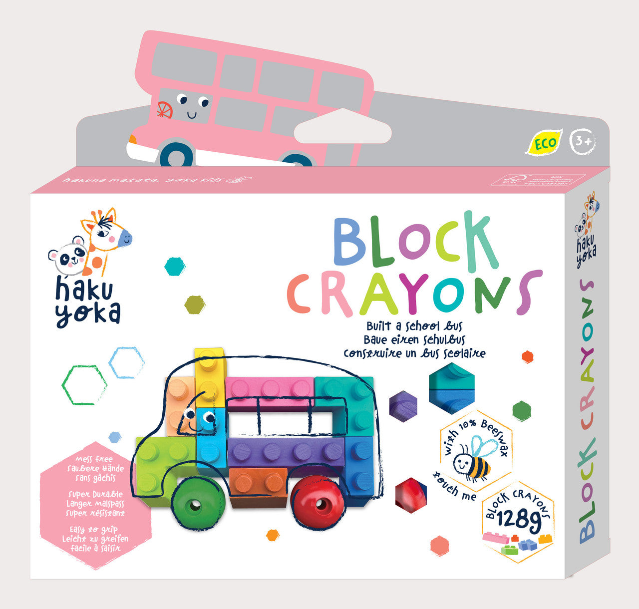 HAKU YOKA BLOCK CRAYONS - BUS