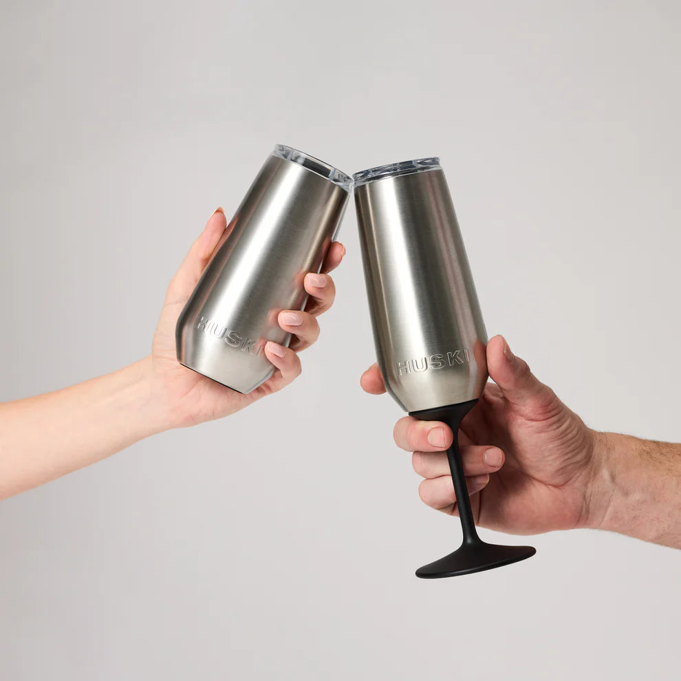 HUSKI - CHAMPAGNE FLUTE - WHITE