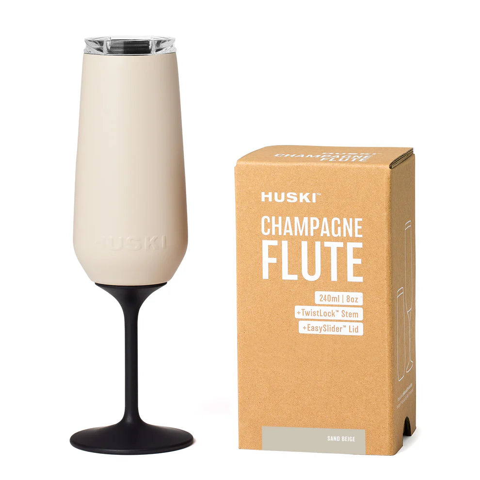 HUSKI - CHAMPAGNE FLUTE - SAND BEIGE
