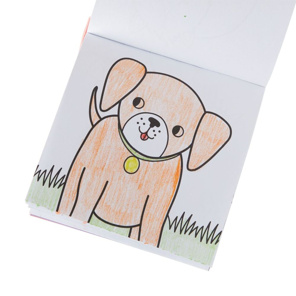 OOLY CARRY- ALONG COLOURING BOOK - PET PALS