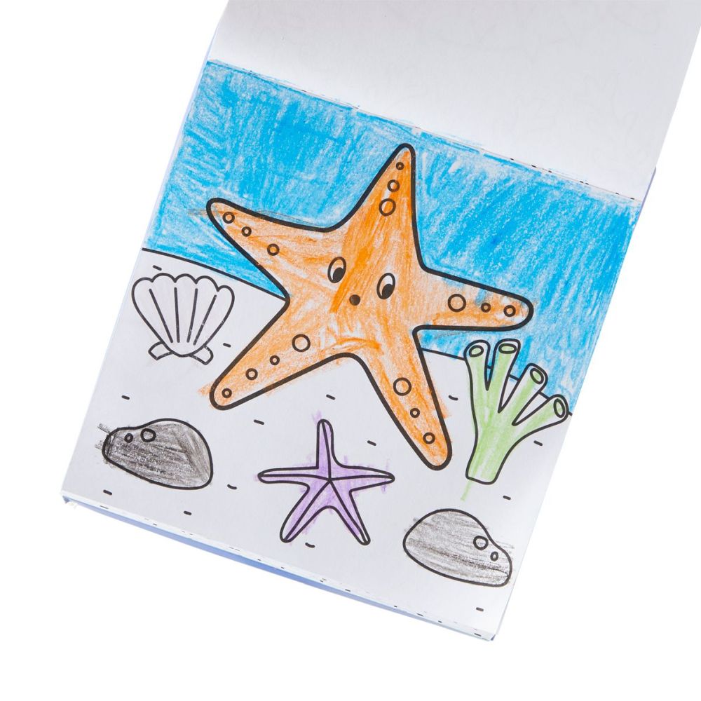 OOLY CARRY- ALONG COLOURING BOOK - SEA LIFE