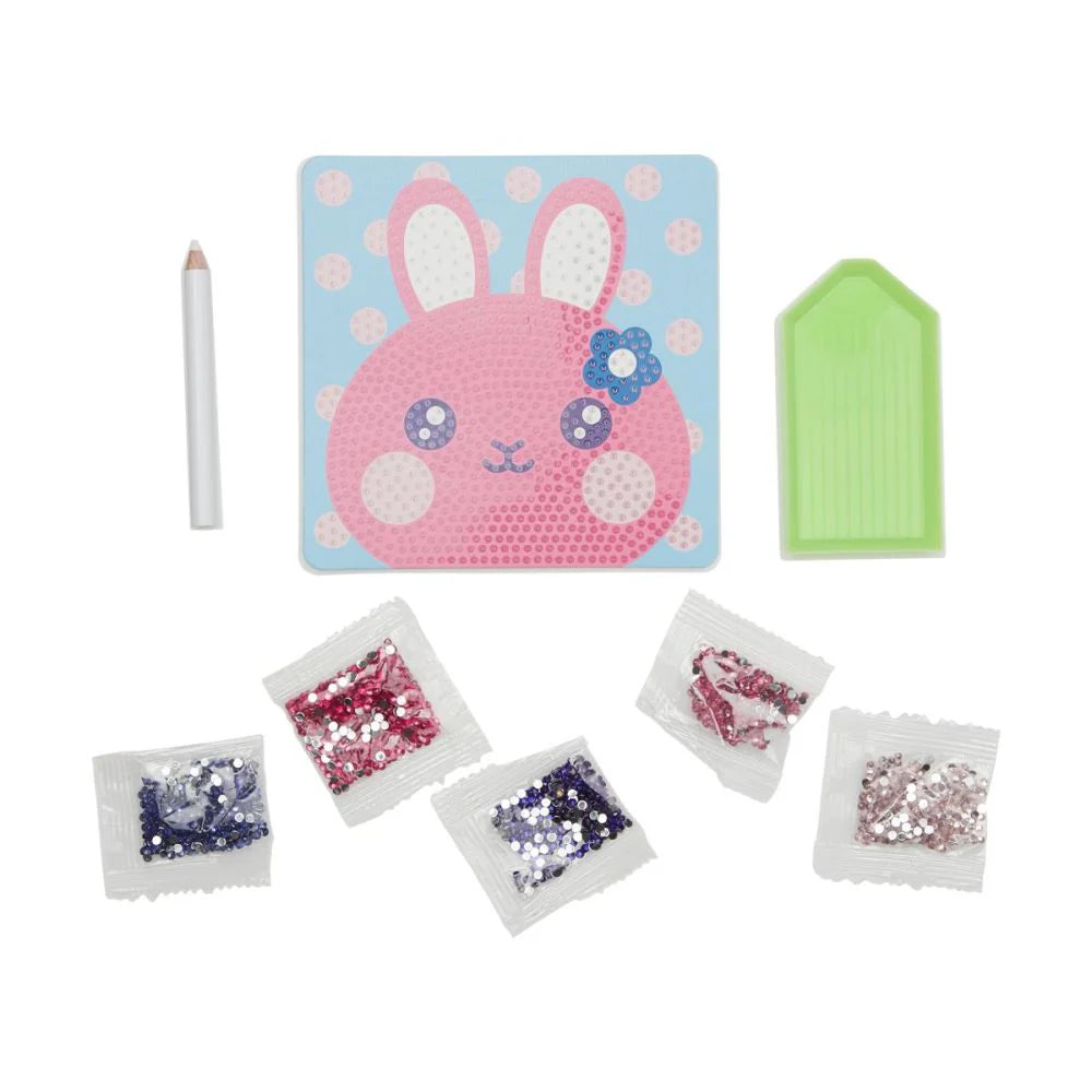 OOLY - RAZZLE DAZZLE MINI GEM ART KIT - BUNNY