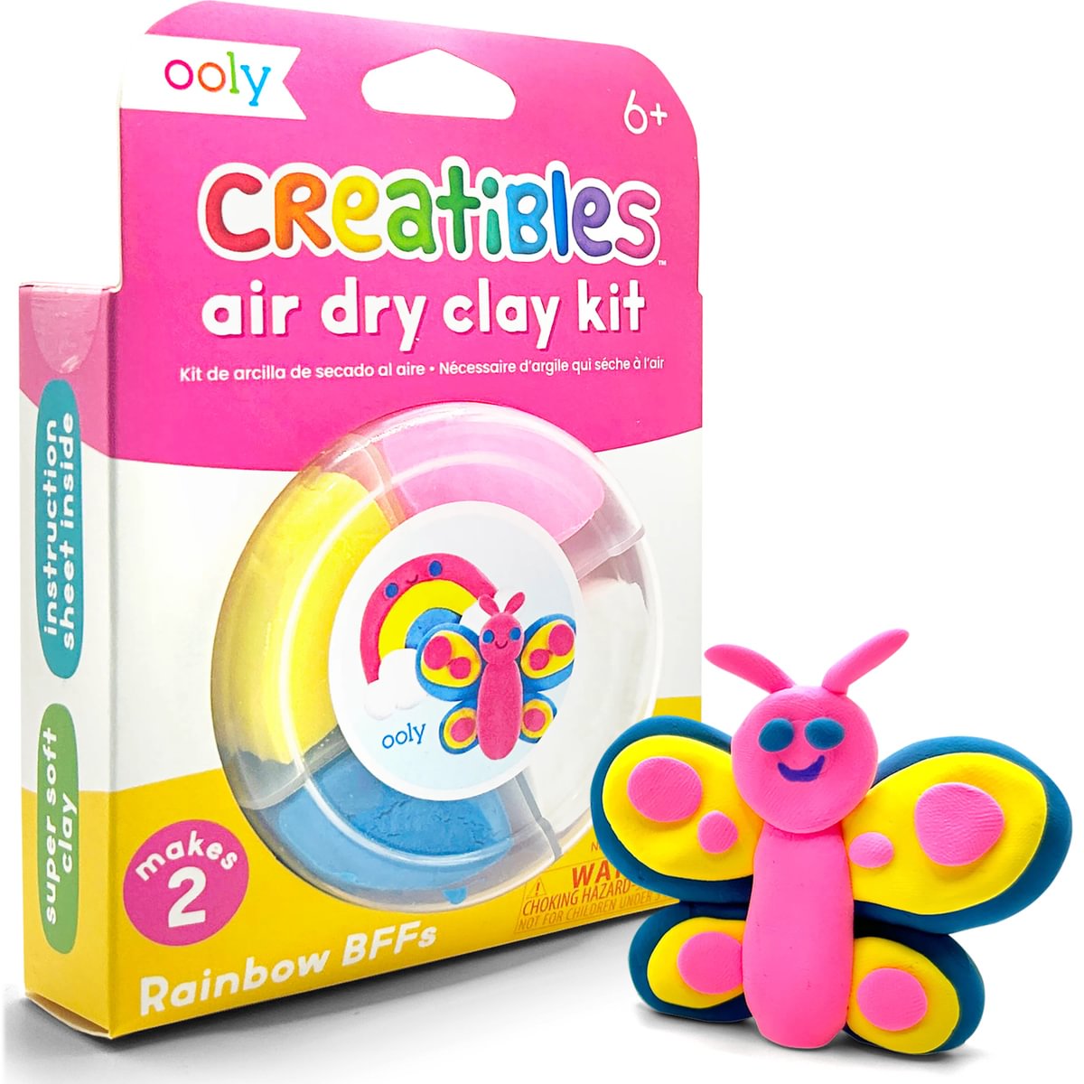 OOLY CREATIBLES - AIR DEY CLAY KIT - BUTTERFLIES